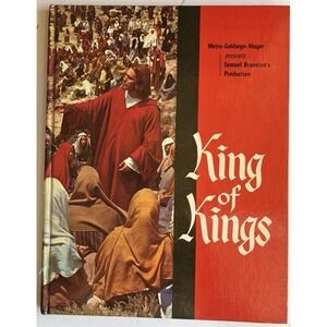 1961 MGM King of Kings PromMovie Book  HC w/ Four 8x10 Photos (H12)